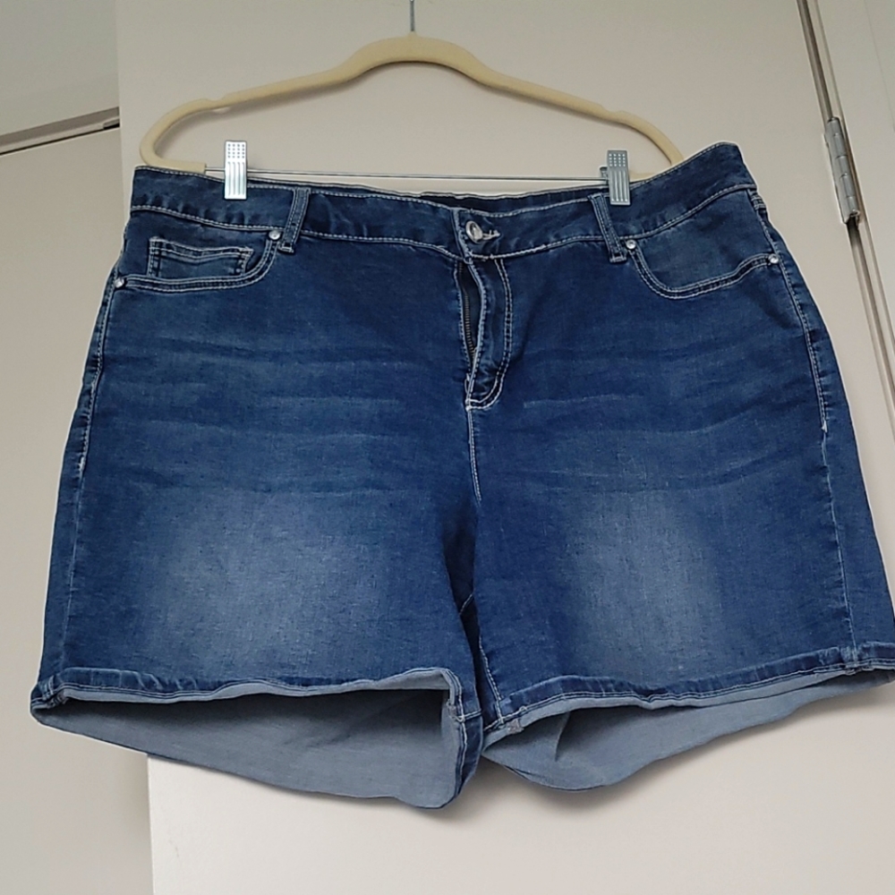 Denim shorts